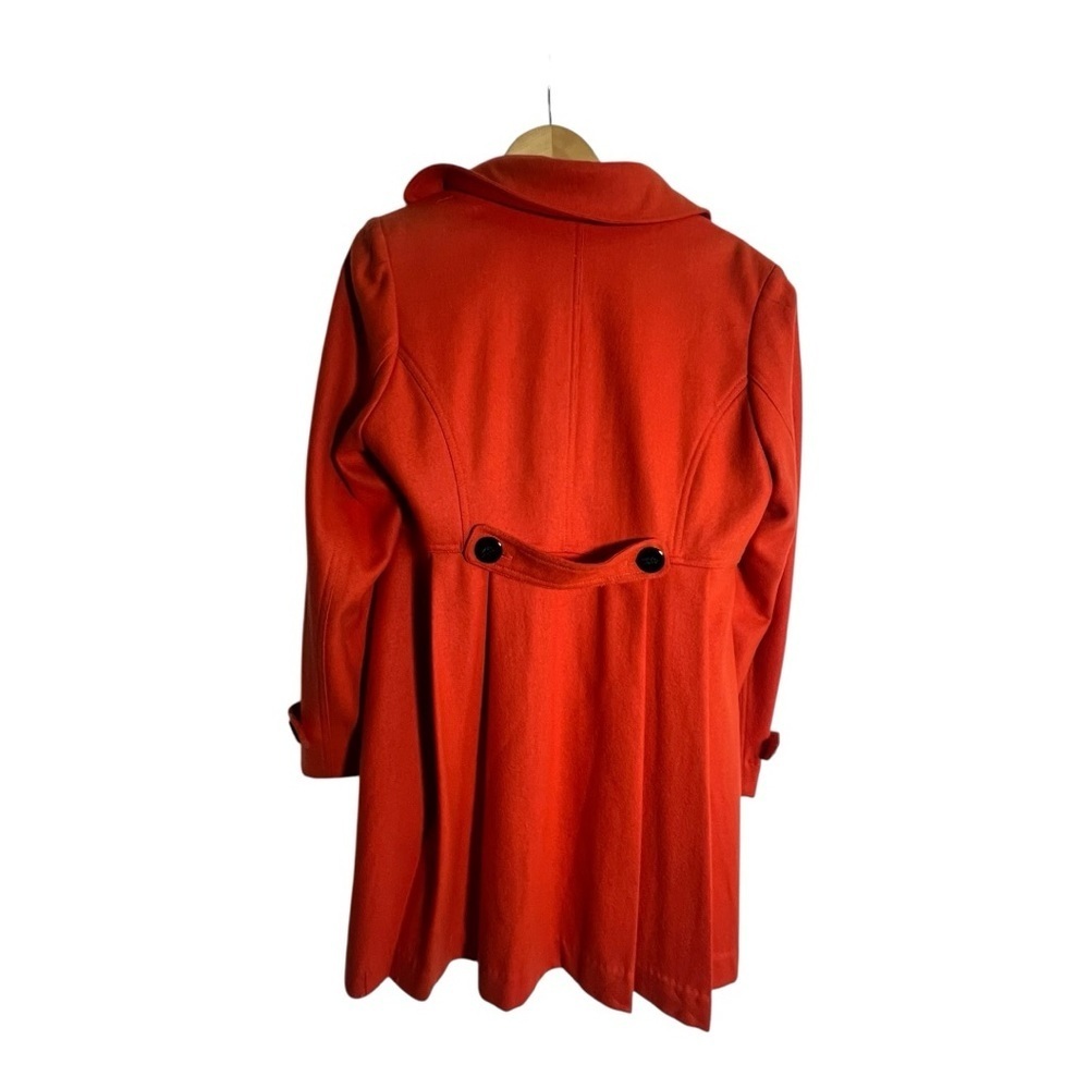 Miss Sixty Vibrant Orange Trench Coat - Vintage Y2K - Size M - Picture 3 of 6